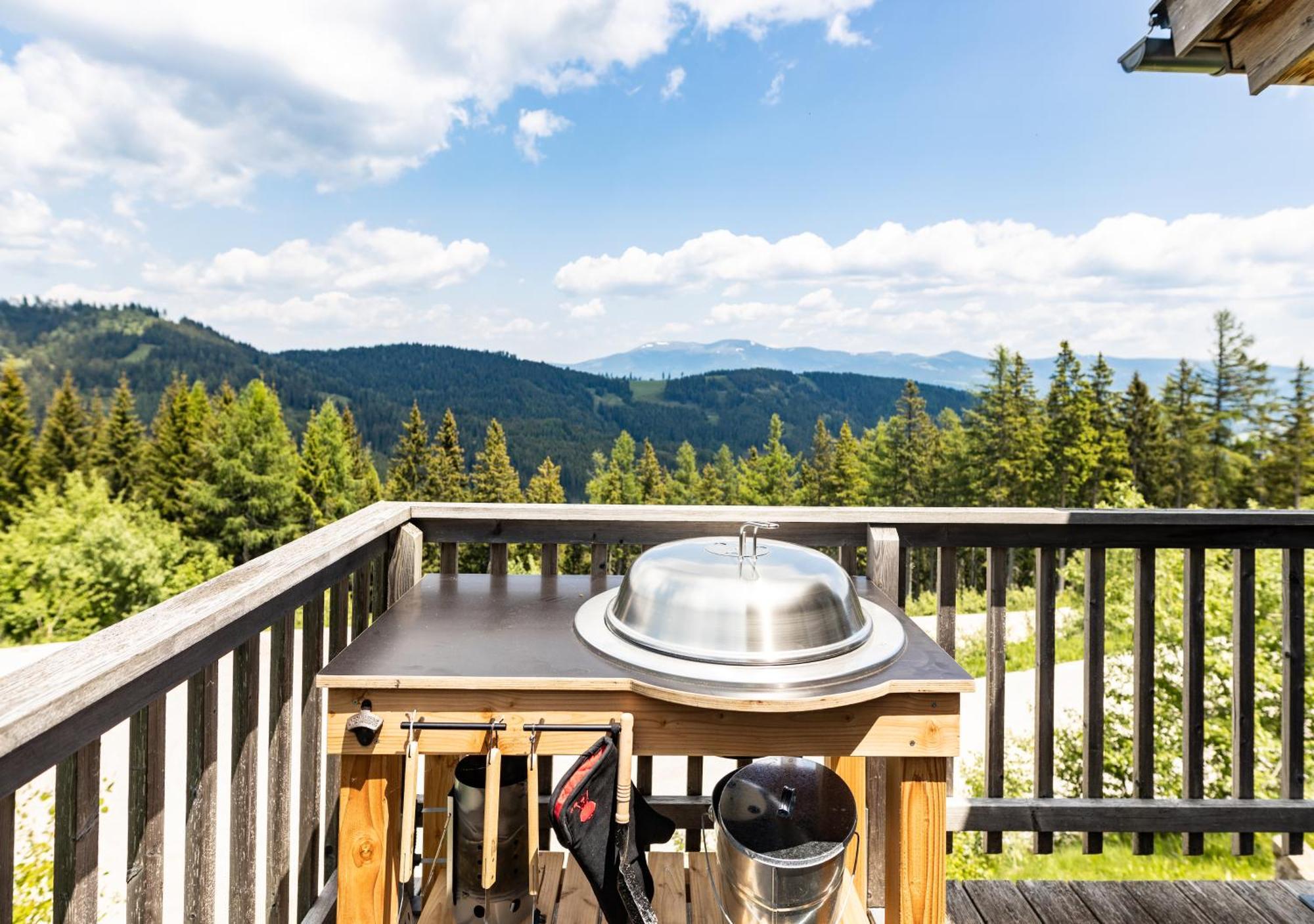 1A Chalet Rast - Wandern, Grillen, Traumblick, Indoor Sauna Bad St. Leonhard im Lavanttal Exterior foto